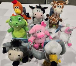 PELUCHE INTERACTIVE - ANIMAL QUI DANSE ET RÉPÈTE ASST